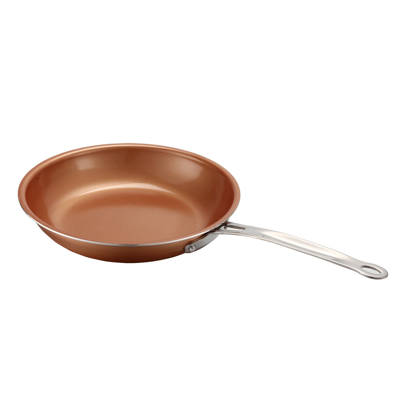 28CM Copper Non-Stick Induction Frying Pan Dishwasher Safe Fry Cookware