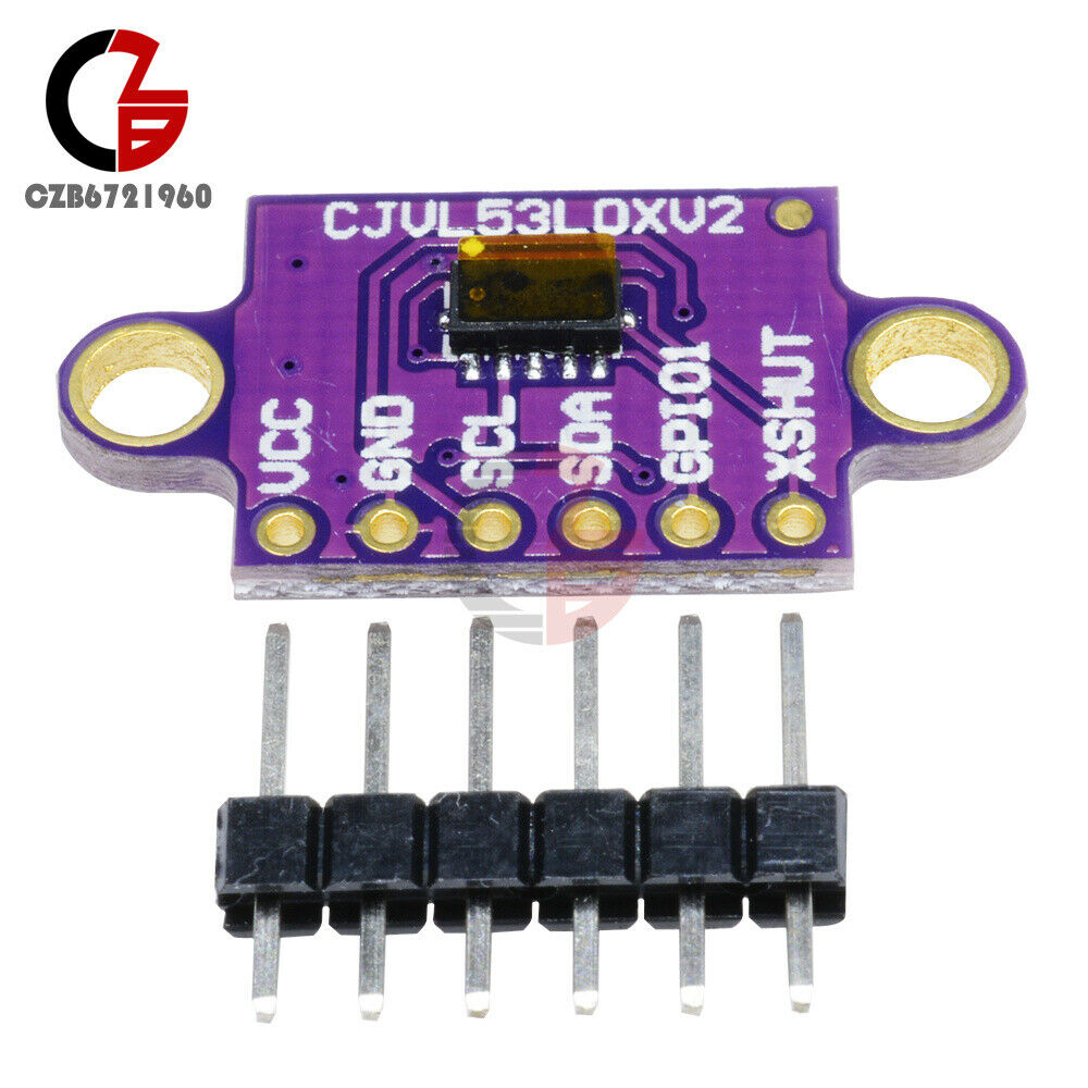 5Pcs VL53L0X GY-VL53L0XV2V Time-of-Flight Distance Sensor Breakout Module