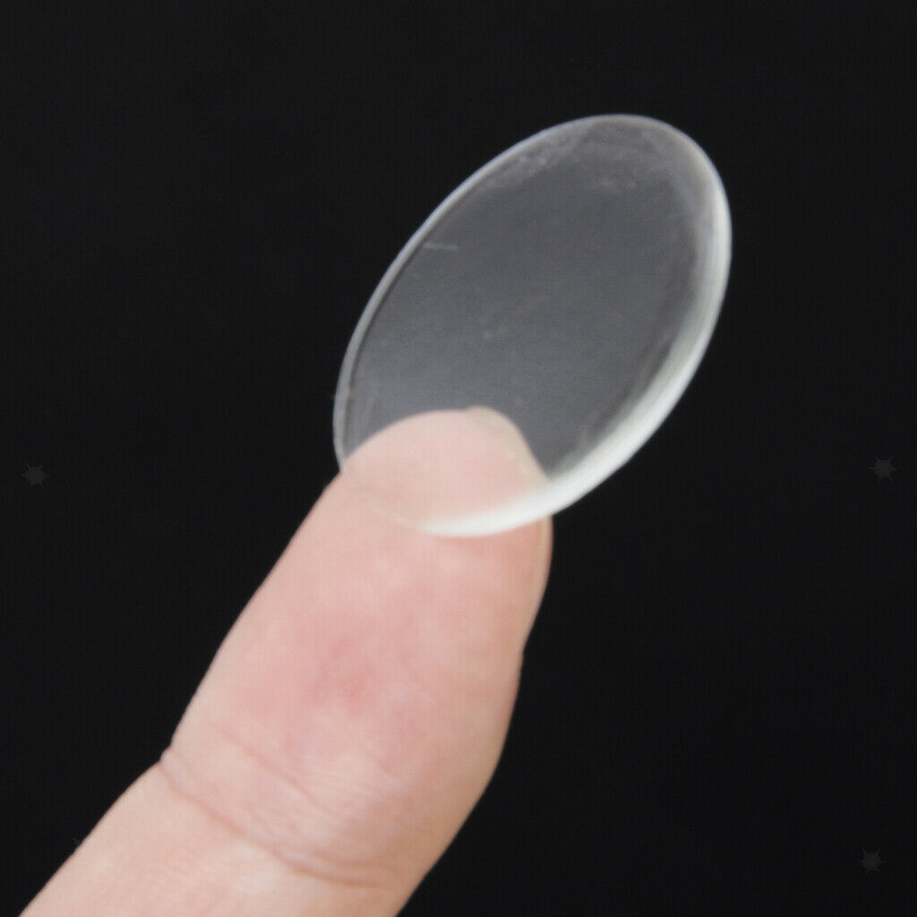 100pcs 1 inch Crystal Clear PVC Adhesive Circles Bottle   Stickers
