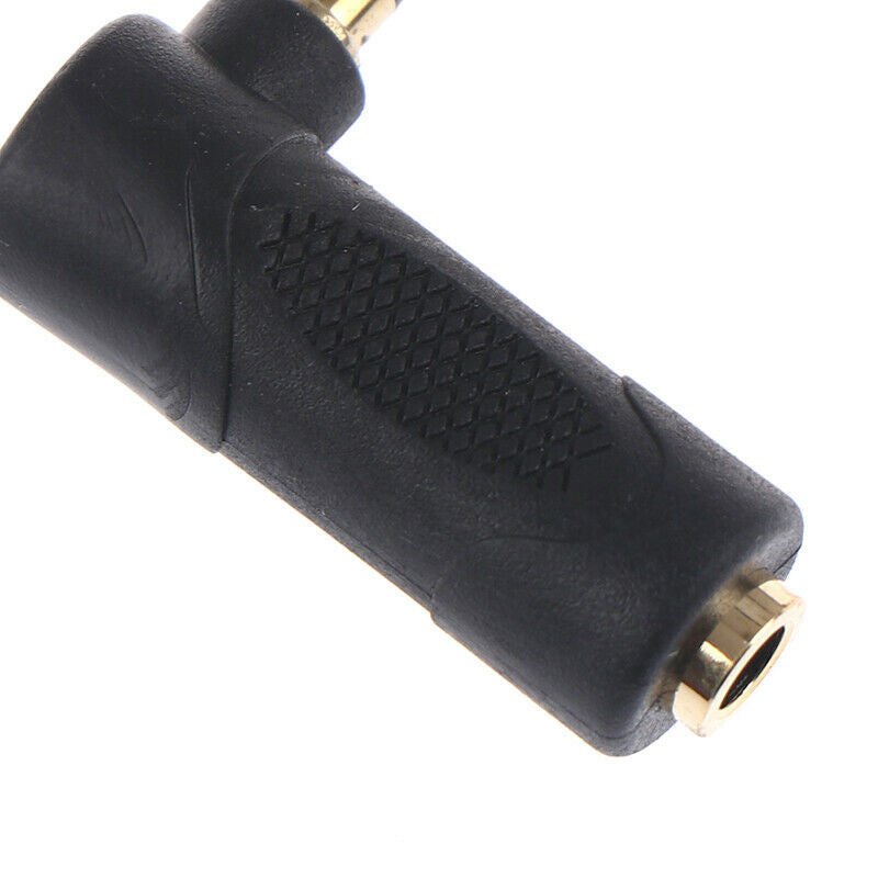 3.5MM Male To Female L Shape Adapter Audio Microphone Jack Stereo Plug Co.l8