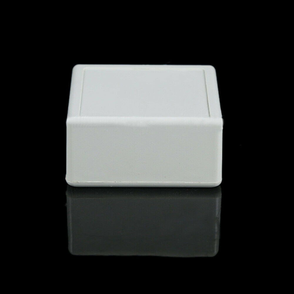 5Pc White Plastic Instrument Shell Power Junction Box Electrical Case 56*58*28mm
