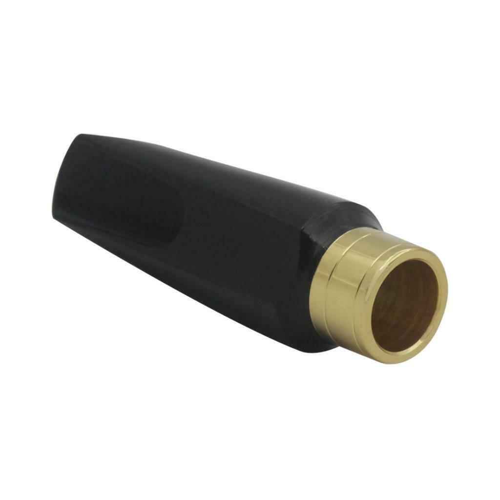 ABS Alto Saxophone Mouthpiece, Metal Neck for Saxophonist Beginners Adults