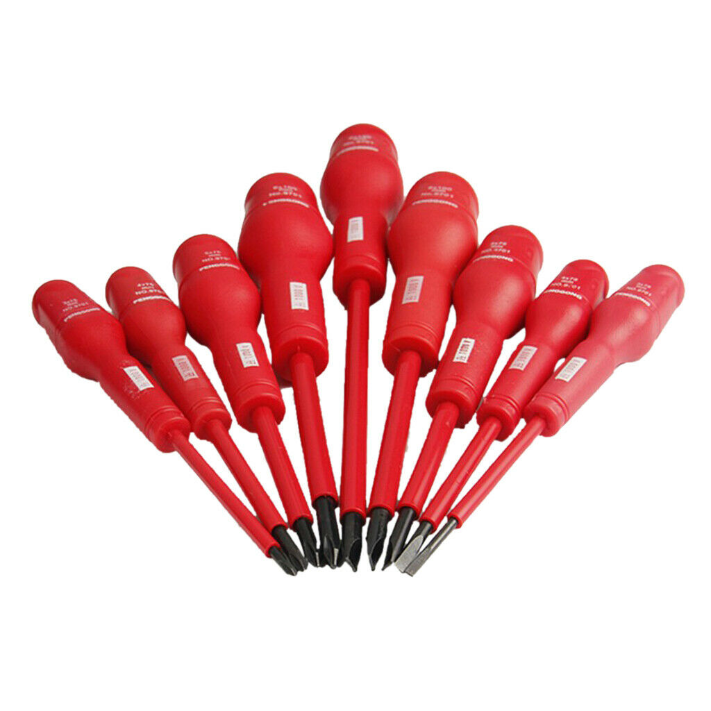 9pcs Insulated Screwdriver Set Electron  Precision Hand Tools