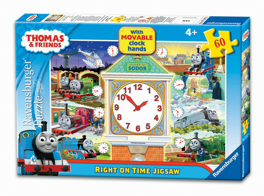 07327 Ravensburger Thomas&Friends Clock Puzzle 60pc [Children's Jigsaw Puzzle]