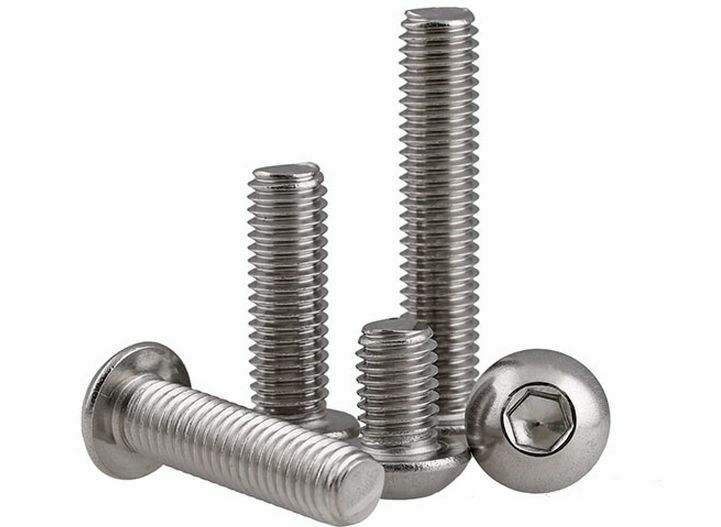 96Pcs Stainless Steel 4-40 1/4"-20 Allen Button Dome Socket Head Screws Bolts
