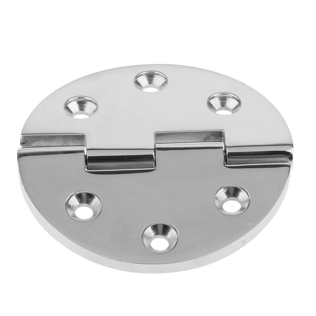 Stainless Steel 316 G Round Hinge Marine Boat Caravan Hinge 68mm Diameter