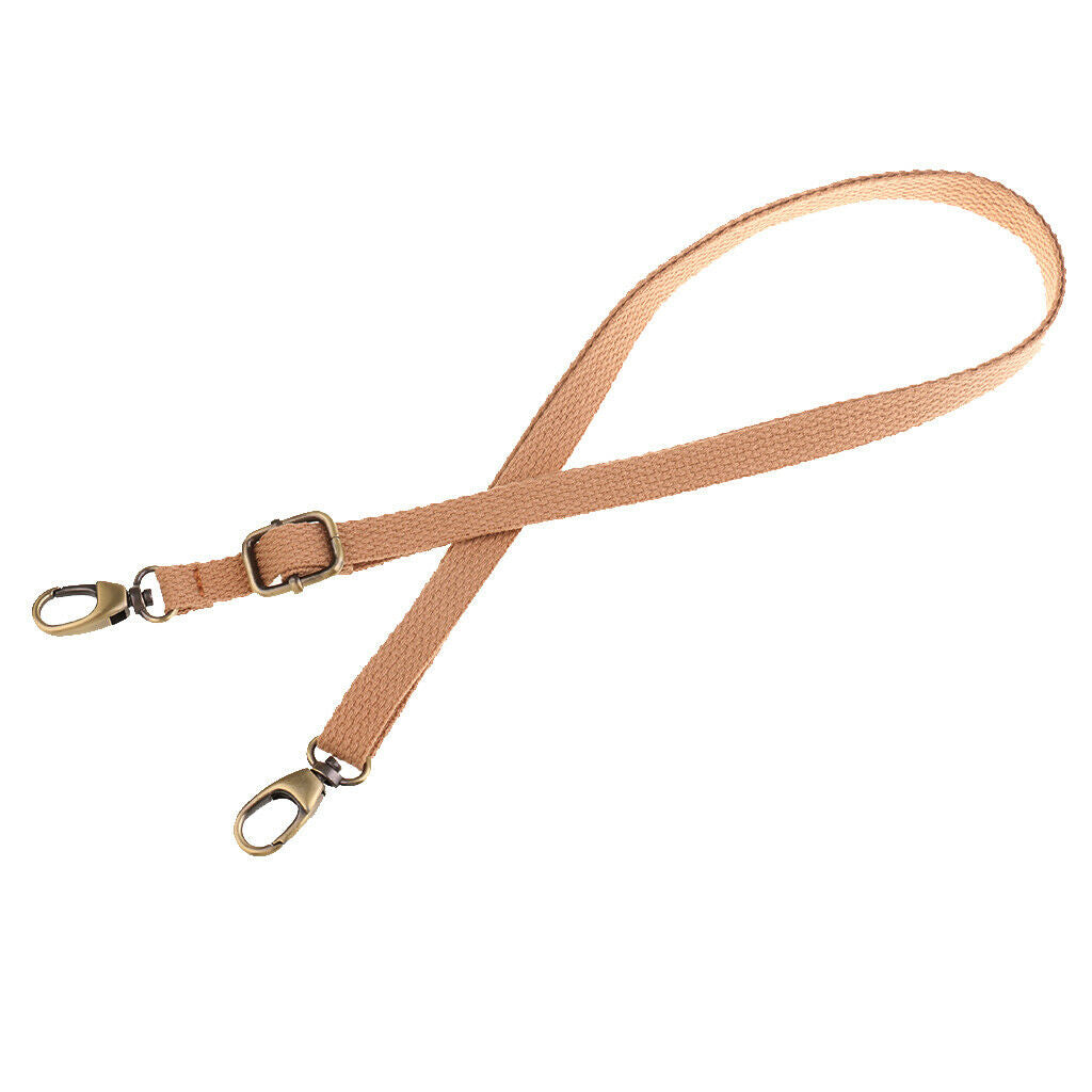 2x Adjustable Canvas School Students Shoulder Bag Strap Handle Replacements