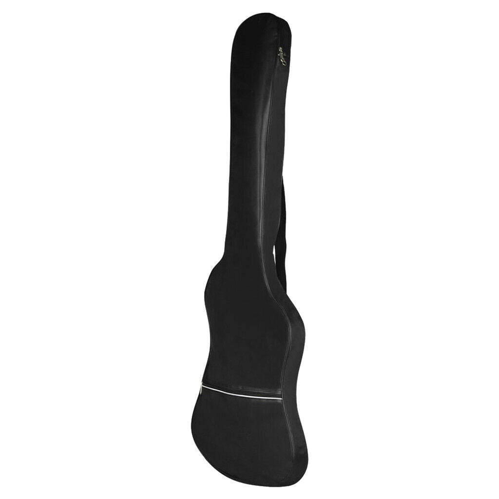 Electric Bass Double Shoulders Strap Waterproof Gig Case For Player Black