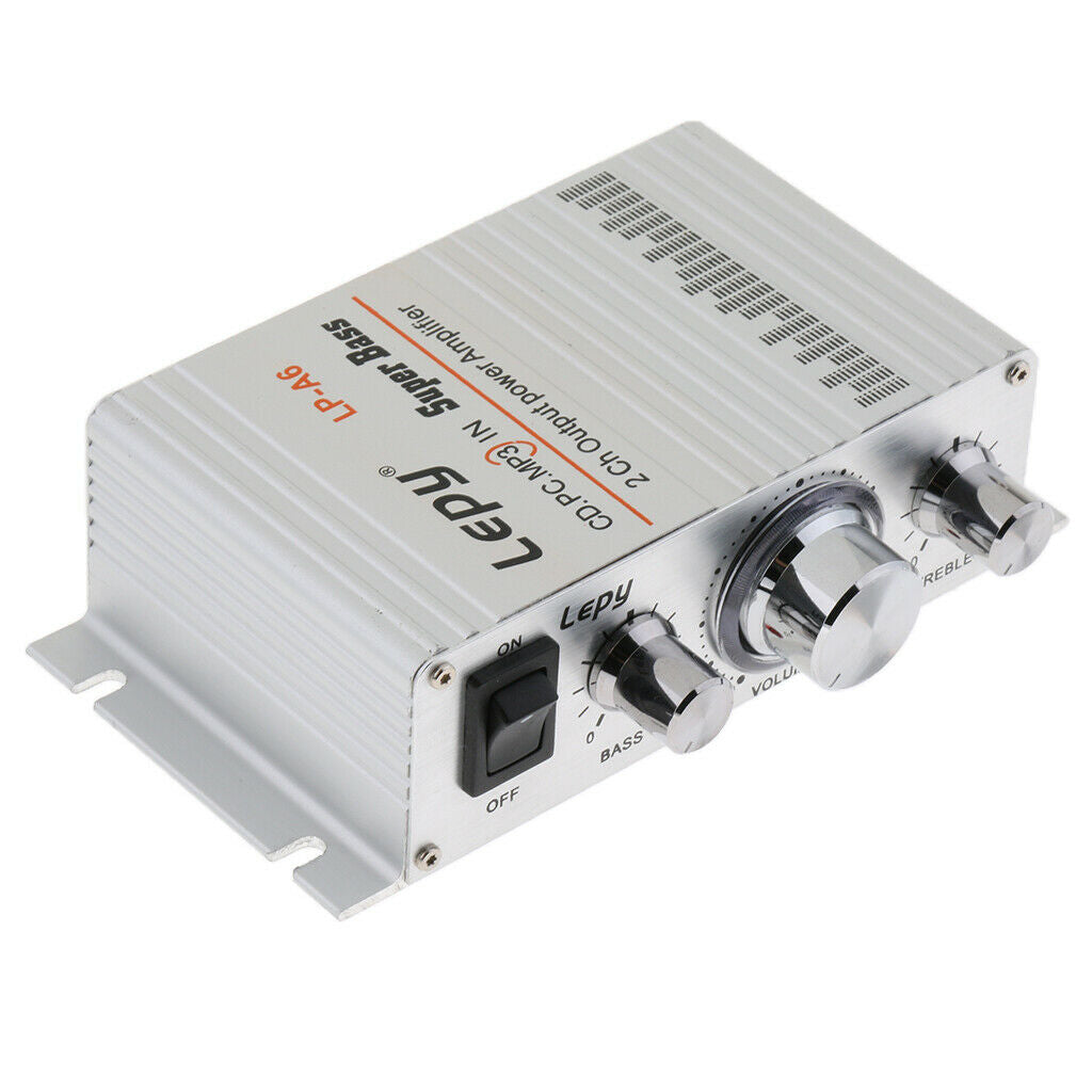 Hi-Fi Stereo Amplifier for Home PC Car Speaker DC 12V 2x15W 2 Channel