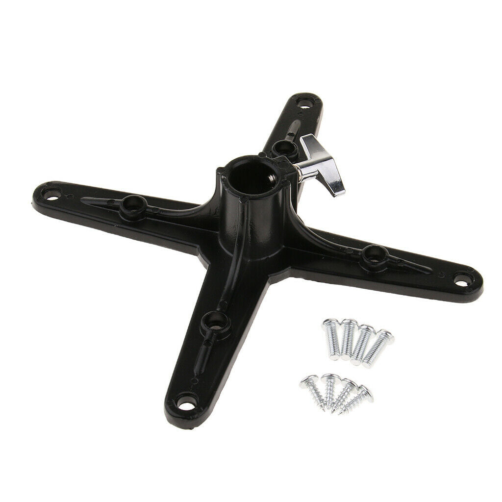 Portable Drum Stool Seat Throne Tripod Base for Drummer Musical Performance