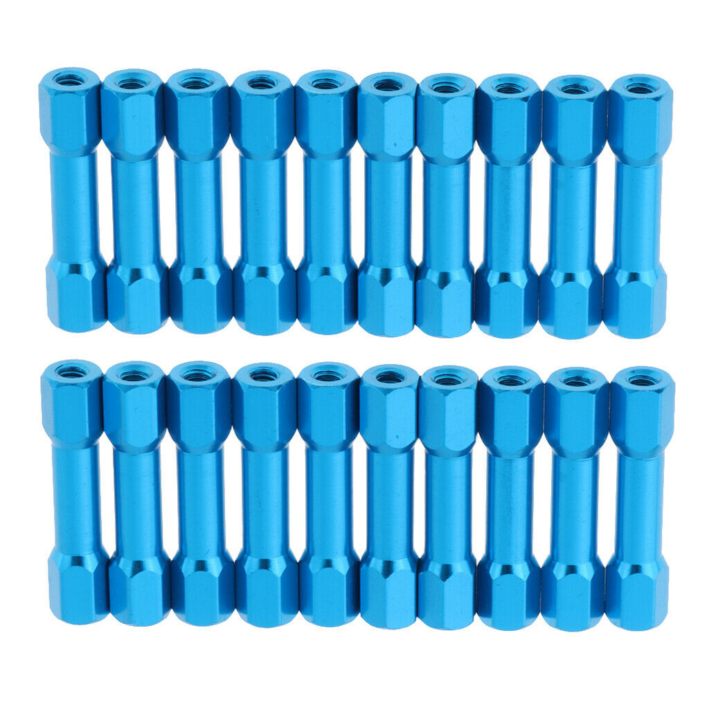 20pcs M3 Aluminum Standoff Column Spacer Pillar for Drone