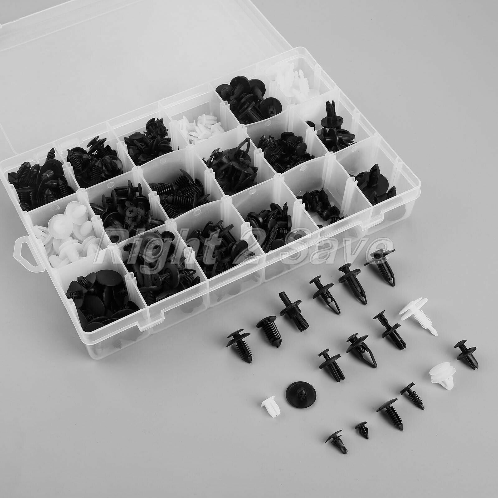 415pcs Car Auto Trim Clip Retainer Panel Bumper Fastener Rivet For Ford
