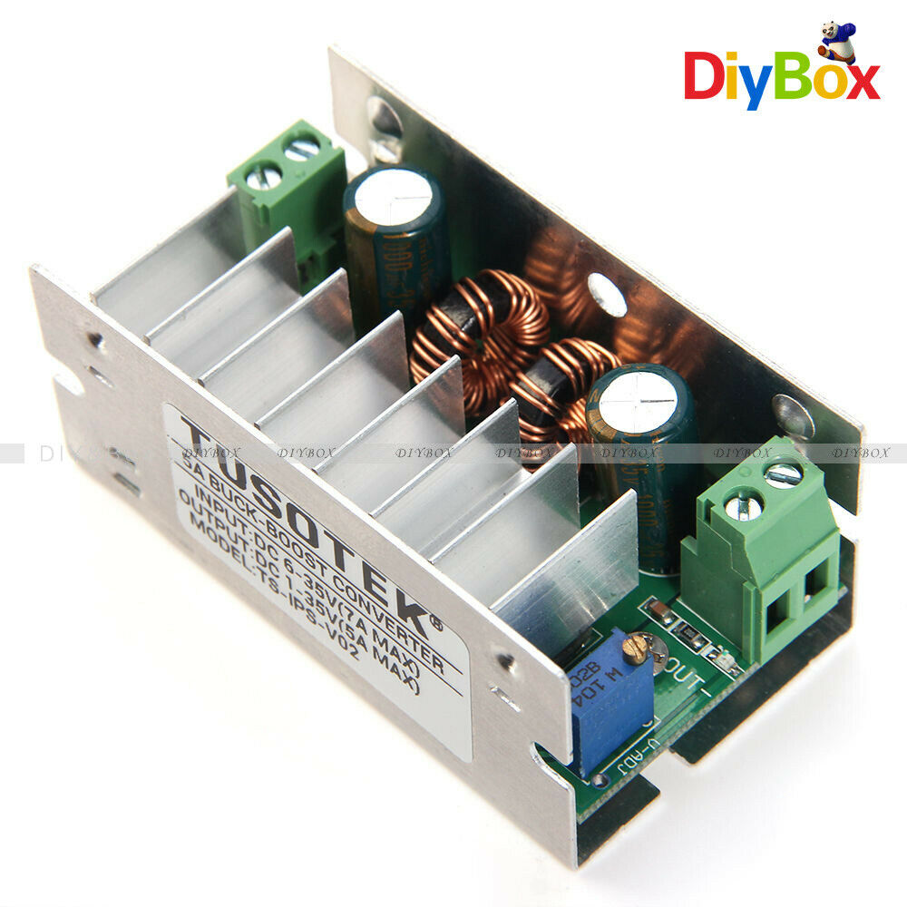 5A 6-35V 1-35V Auto Step Up Down Converter Regulator Voltage With Aluminum Case