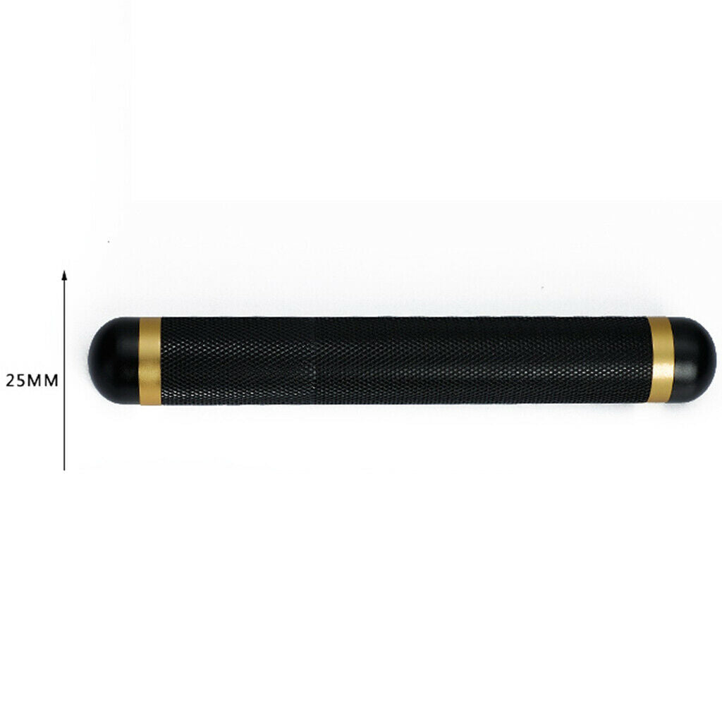 Portable Wooden Cigar Tube Storage Case Humidor Tobacco Cigar Holder Black