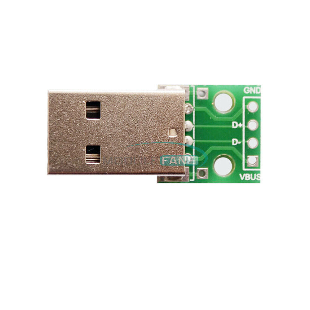 5PCS USB To DIP Adapter Converter 4 Pin For DIY 2.54mm PCB Board Power Supply