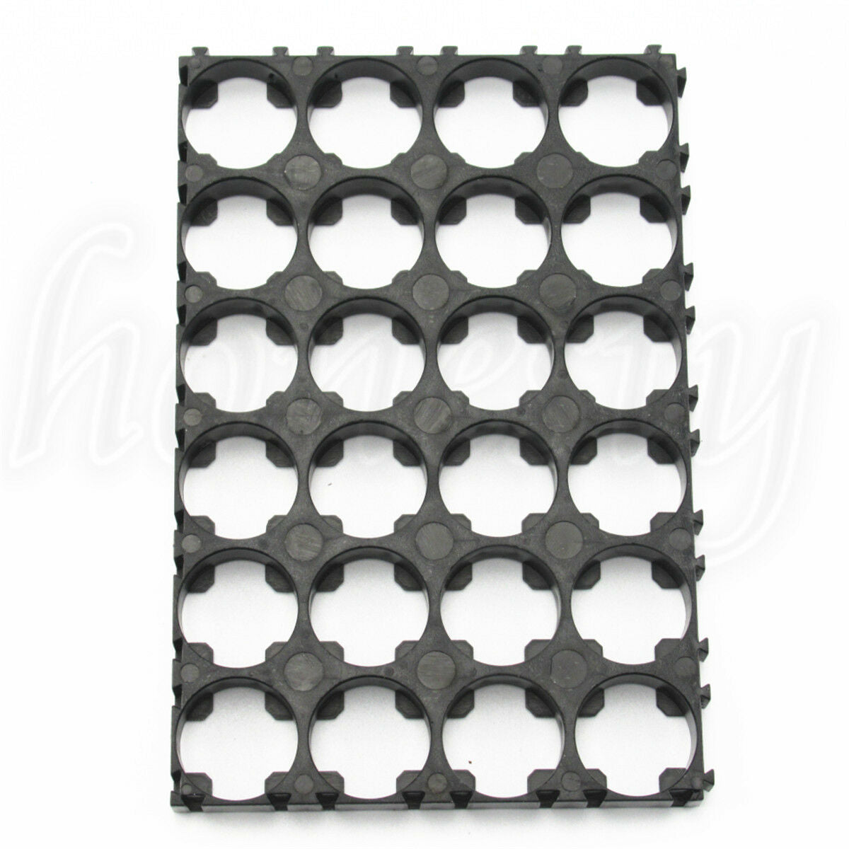 2PCS 4X6 Cell 18650 Battery Spacer Radiating Shell Pack Plastic Heat Holder