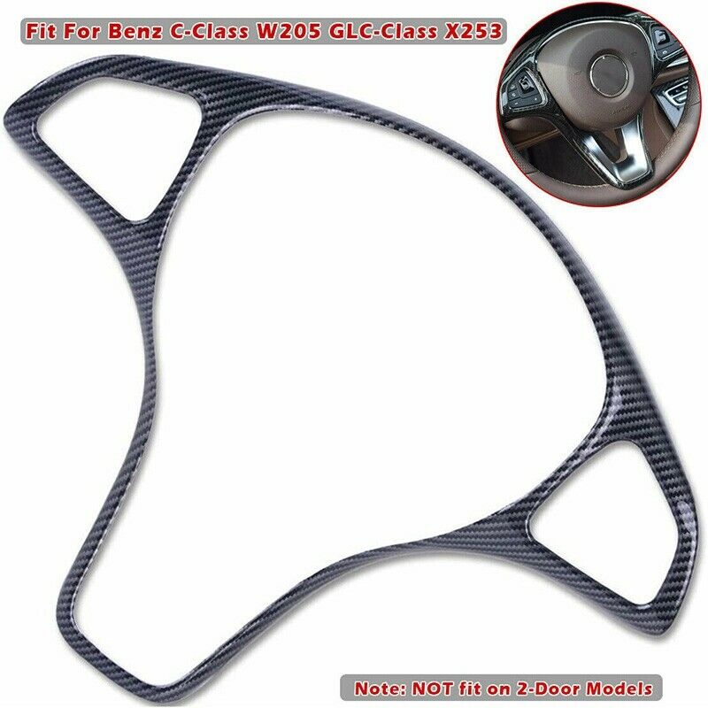 Stee Wheel Panel Cover Trim for Mercedes Benz W213 W205 X253 C E GLC 2014-2017O9