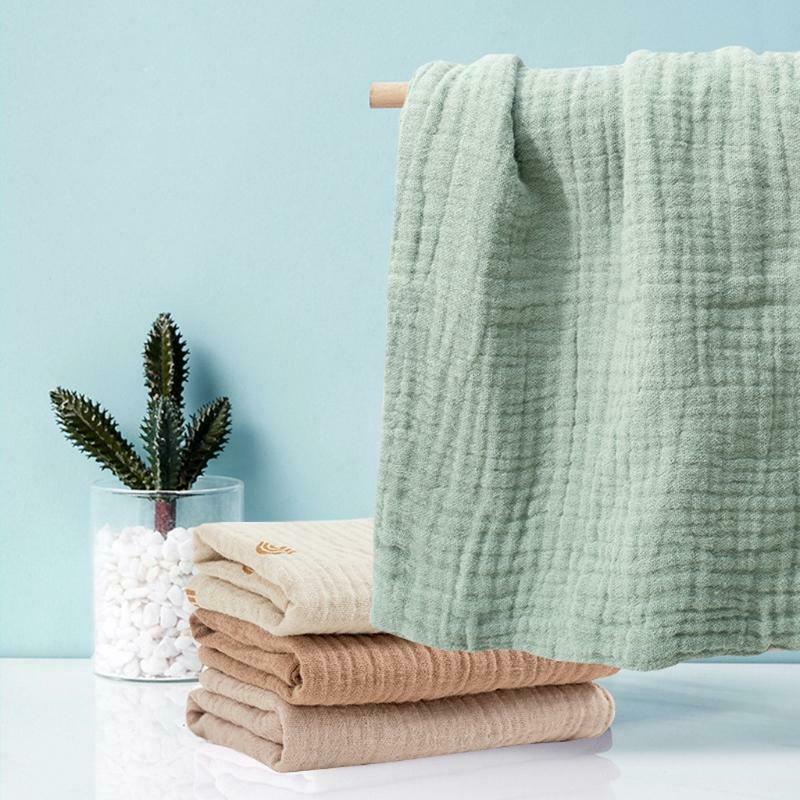 5 Pcs Towel Baby Facecloth Bath Towel Handkerchief Cotton Burp Cloth Washcloth
