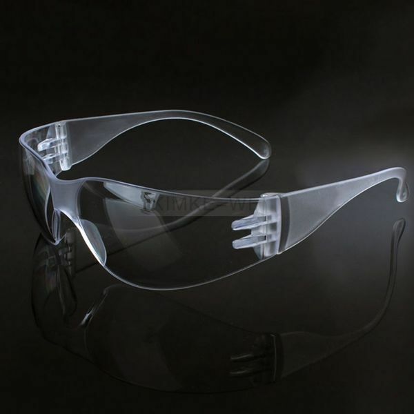 10x Work Safety Glasses Spectacles Goggles Clear Eye Protection Wrap Around New