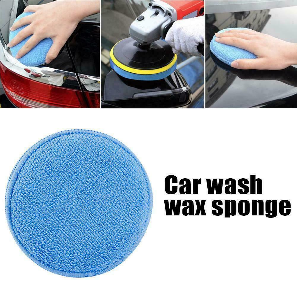 10 x 5" Microfiber Foam Sponge Polish Wax Applicator Car Detailing Cleaning Pad