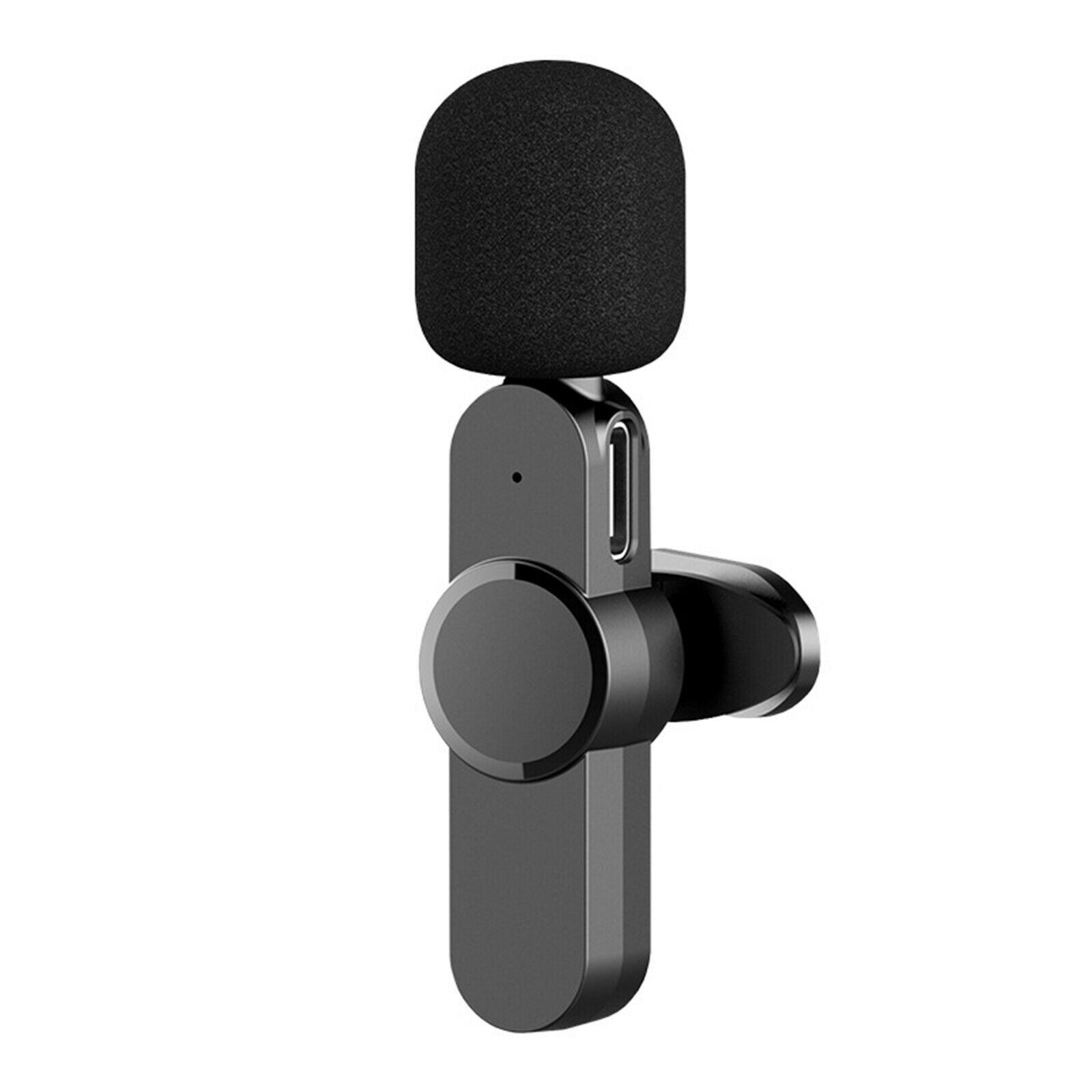 Wireless Broadcast Lavalier Microphone Plug & Play Recording Youtube Mic
