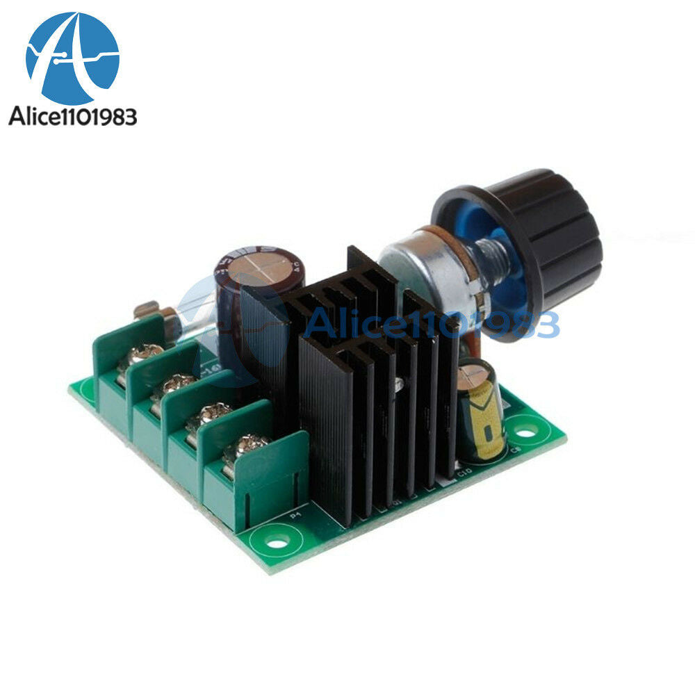 2PCS 12V~40V 10A PWM DC Motor Speed Control Switch Controller Regulator Dimmer