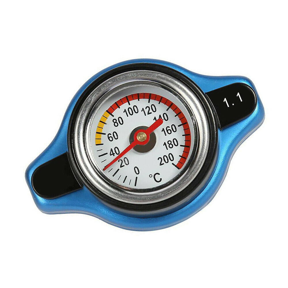1.1Bar Thermo Thermostatic Radiator Cap Cover Water Temperature Gauge Accessory