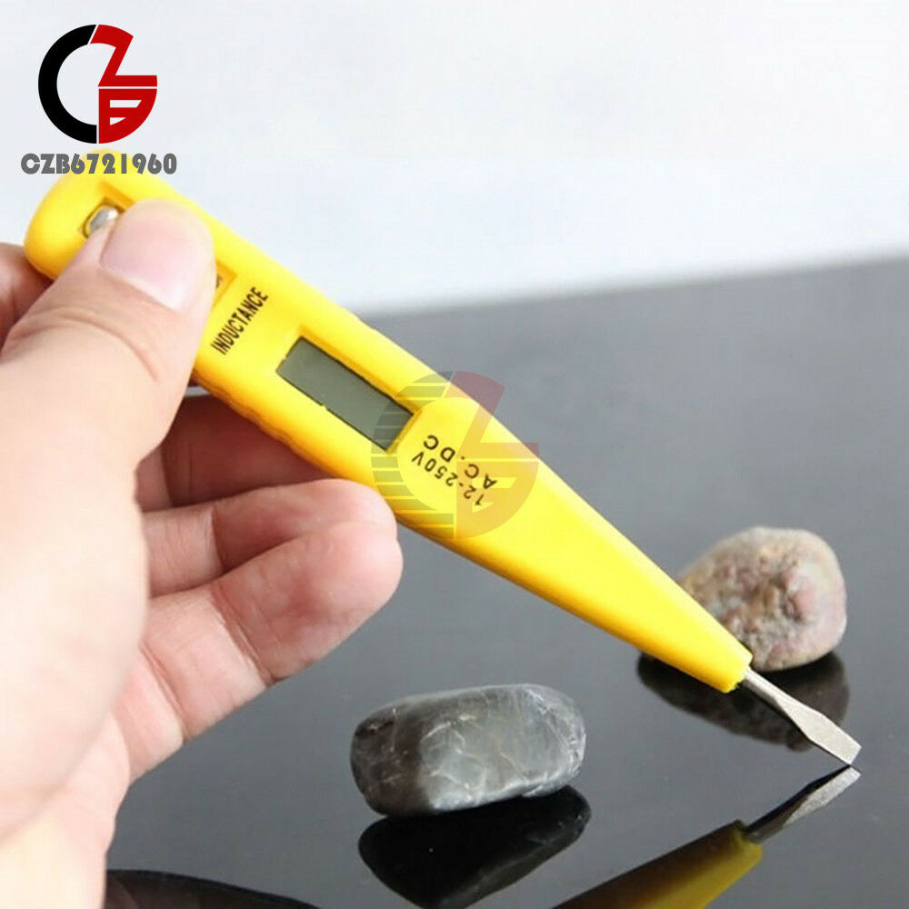 12V-240V AC/DC Digital Electrical Tester Pen Probe Voltage Inductance Detector