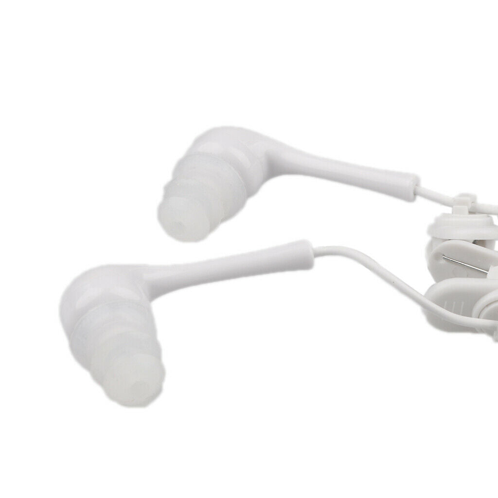 2Pieces 3.5mm Sport Underwater Audio Waterproof Earphone Headphones for iPod
