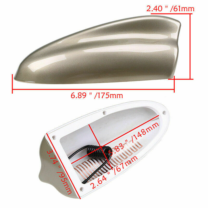 Car Top Roof Radio AM/FM Signal Antenna Waterproof Body Signal Reception Aerial