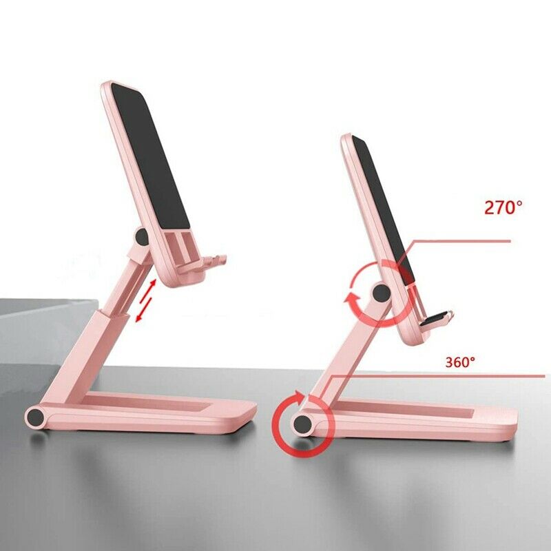 Cell Phone Stand, Upgraded Angle Height Adjustable Cell Phone Holder for DesX4M3