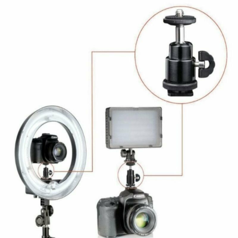 Metal Portable Chic Thermal LED Fill Light Photo Video Light Monitor Brac.l8