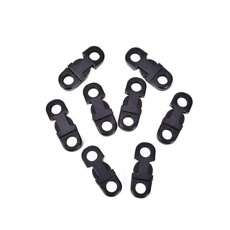 10Pcs Side Release Buckle Curved Paracord Bracelet DIY Dog Collar Strap Webb&DD
