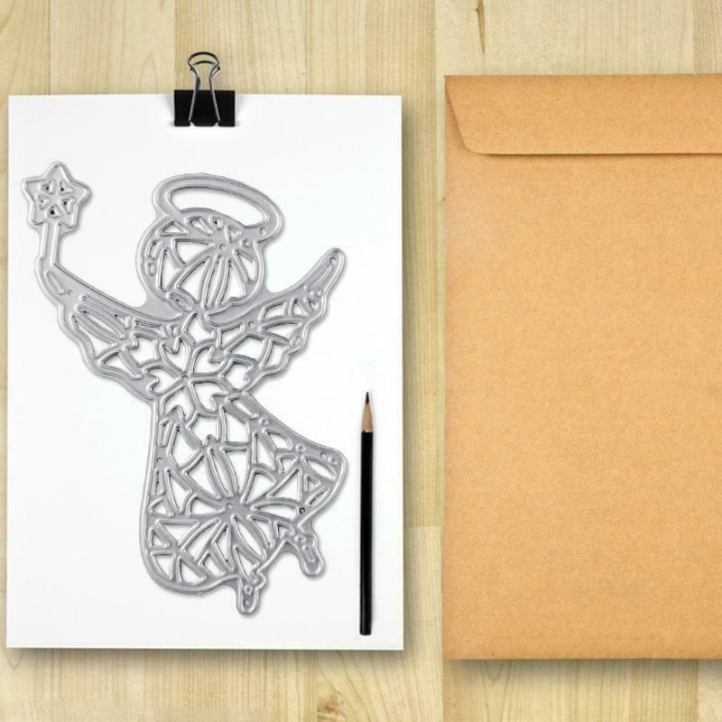 Hollow Angel Metal Cutting Dies Stencil DIY Scrapbook Album Paper Card Template