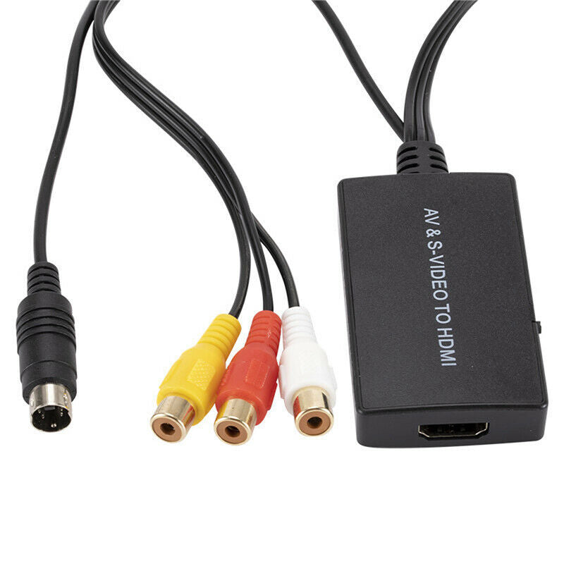 S-video to HDMI Converter AV to HDMI Adapter RCA Conver FrYHUKH XC
