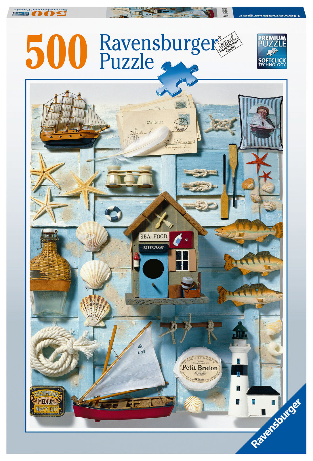 16588 Ravensburger Maritime Flair Jigsaw Puzzle includes 500pcs Age 10 Years+