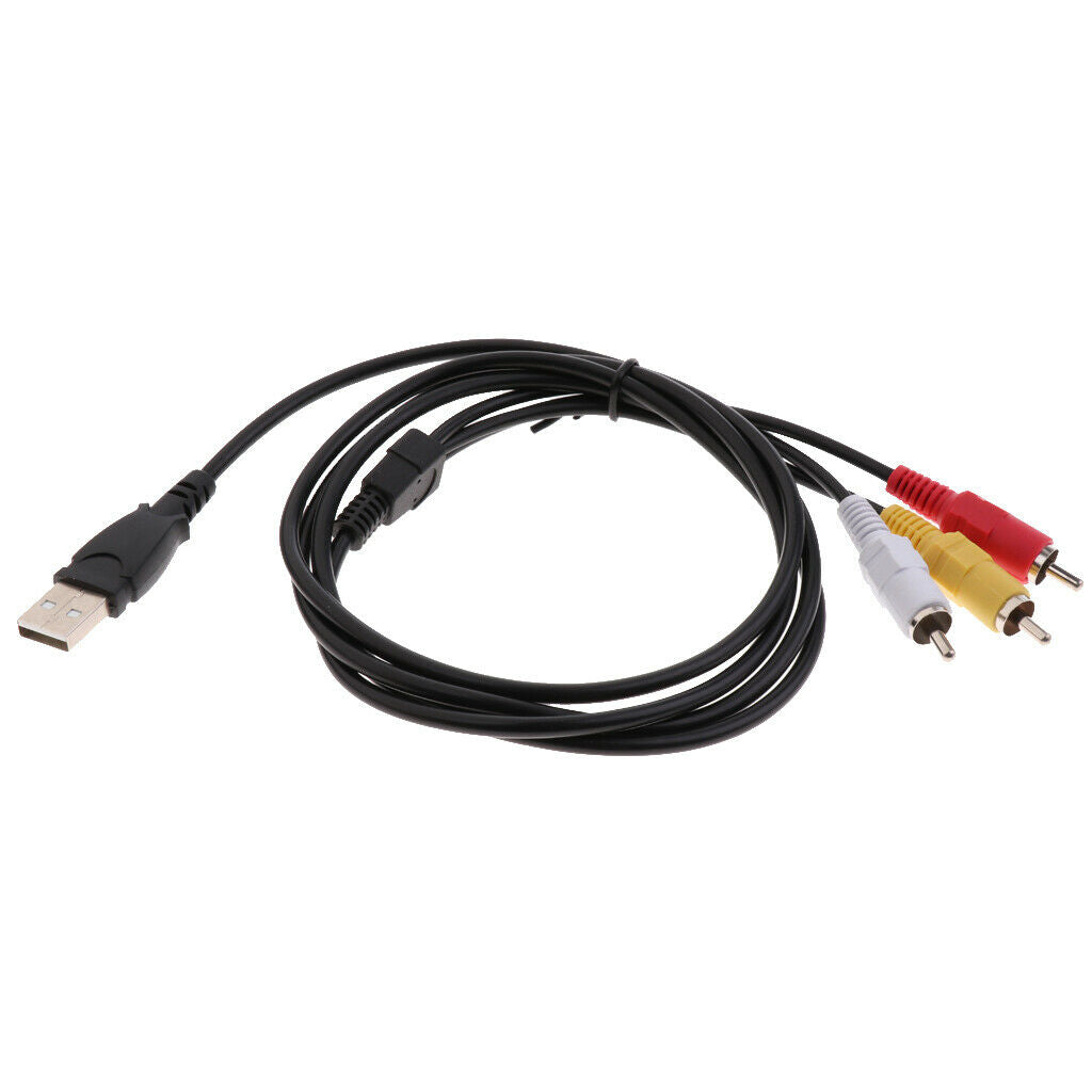 1.5mm USB to Triple RCA Male to USB Male Adapter Cable fit for PC Splitter Cable