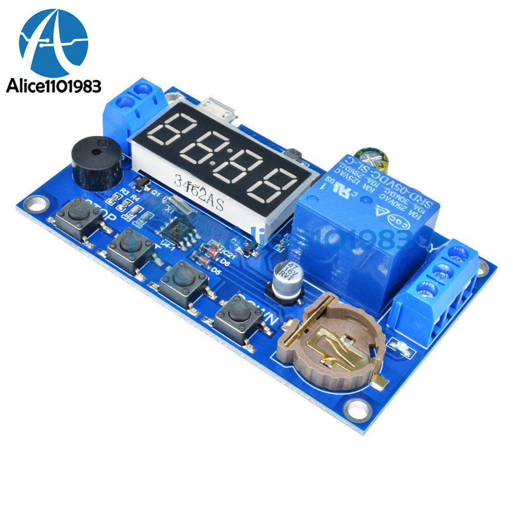 Real-time Relay Module Timing Switch Control Synchronization Delay Timer