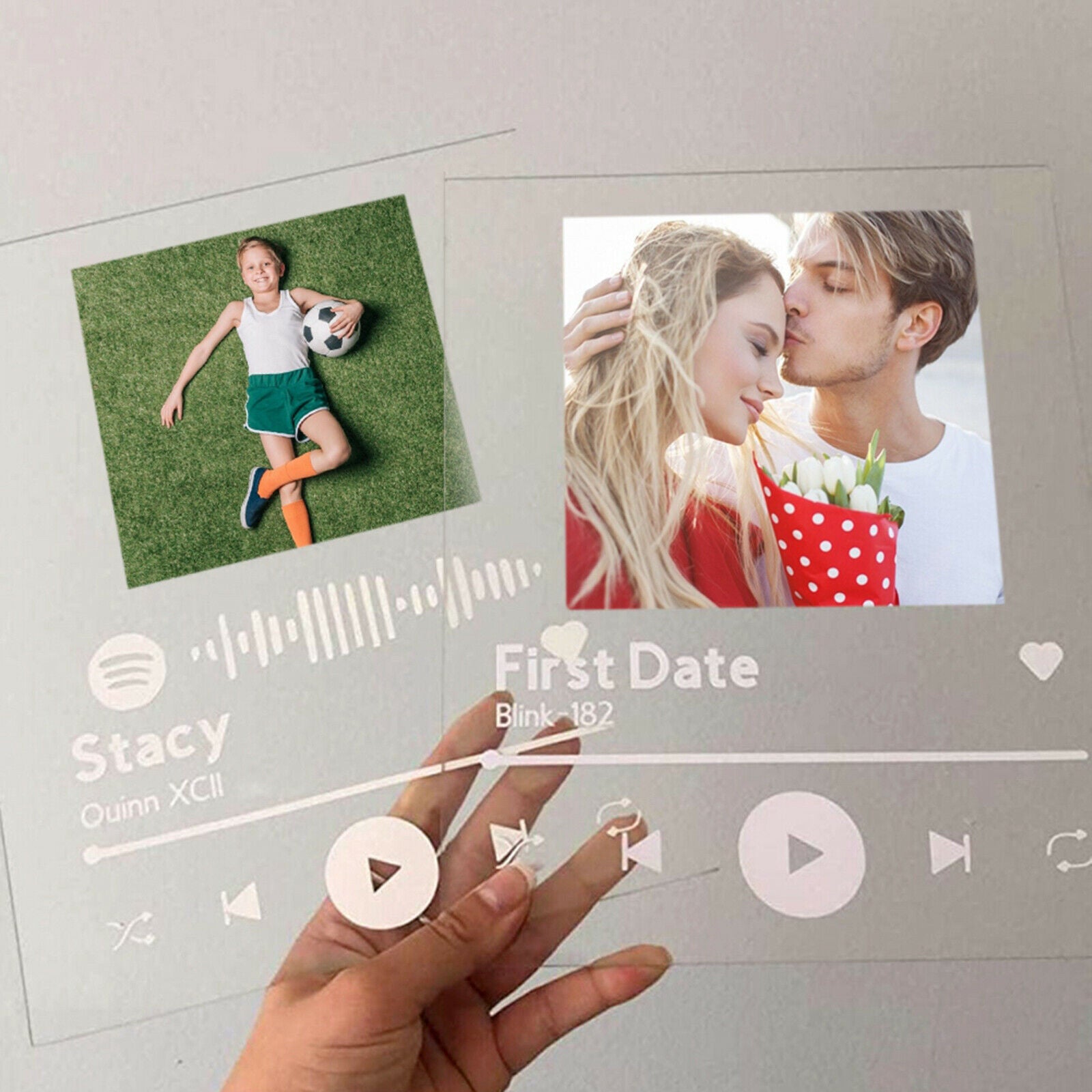 Custom Favorite Song Personalised Song Plaque Album Cover Wide 8"x10" Height