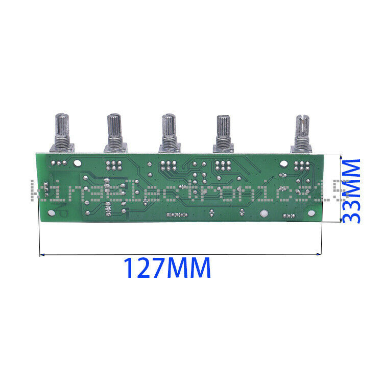 1PCS Subwoofer Preamplifier Board NE5532 HiFi 2.1 Preamp Tone Board Treble Bass