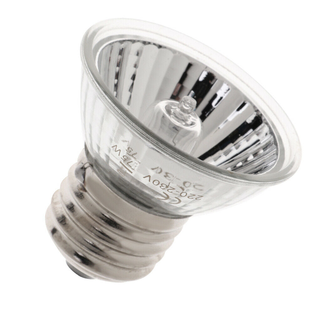 2x E27 UVA & UVB Light Bulb Reptile Pet Terrarium Brooder Heater Lamp 75W