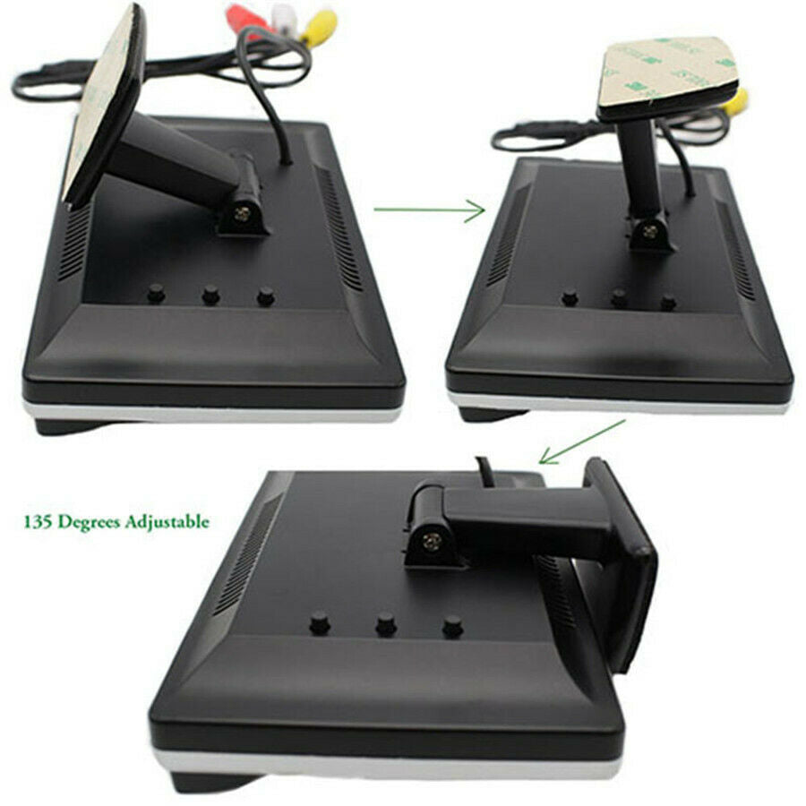 Parking monitoring 5'' LCD Rear View Monitor Screen & Backup Camera Night View