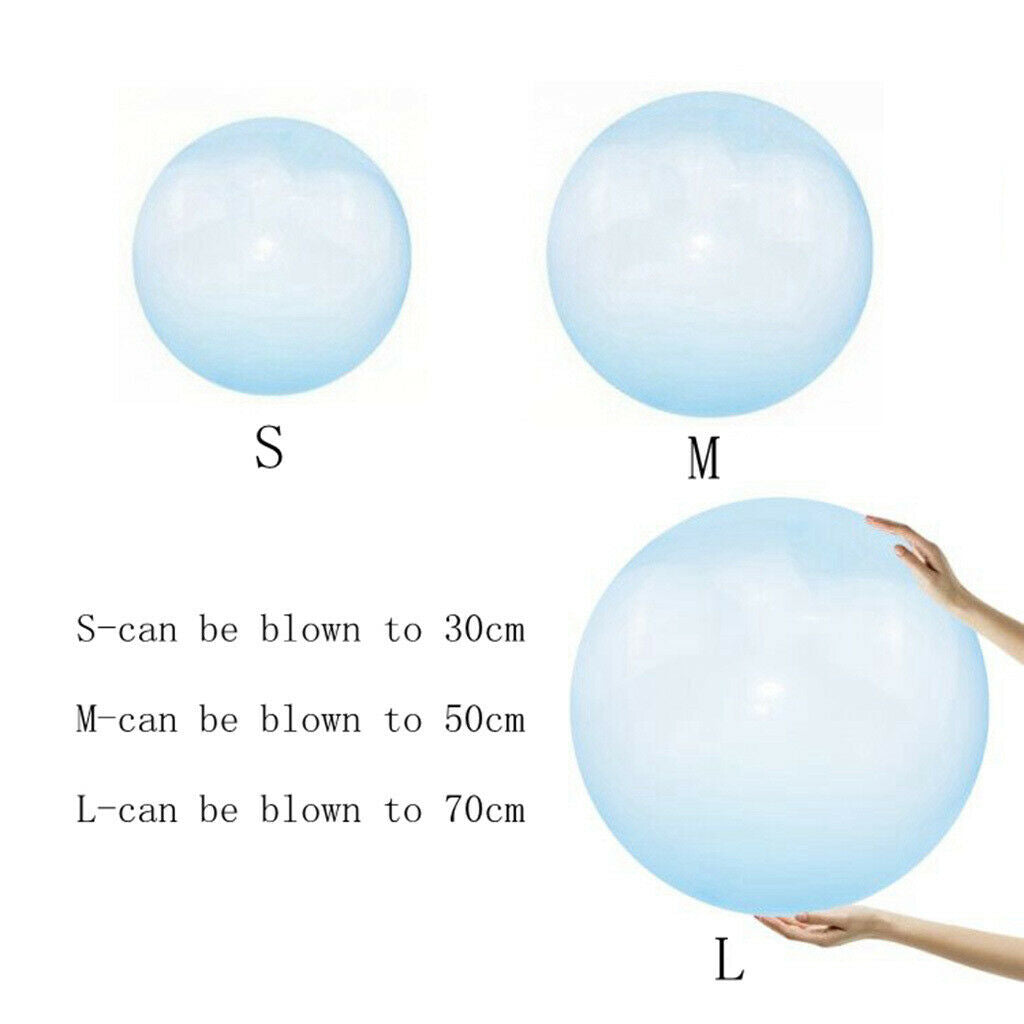 3x Bubble Ball Soft Inflatable Balloon Funny Stretch Indoor Decor Toys Green