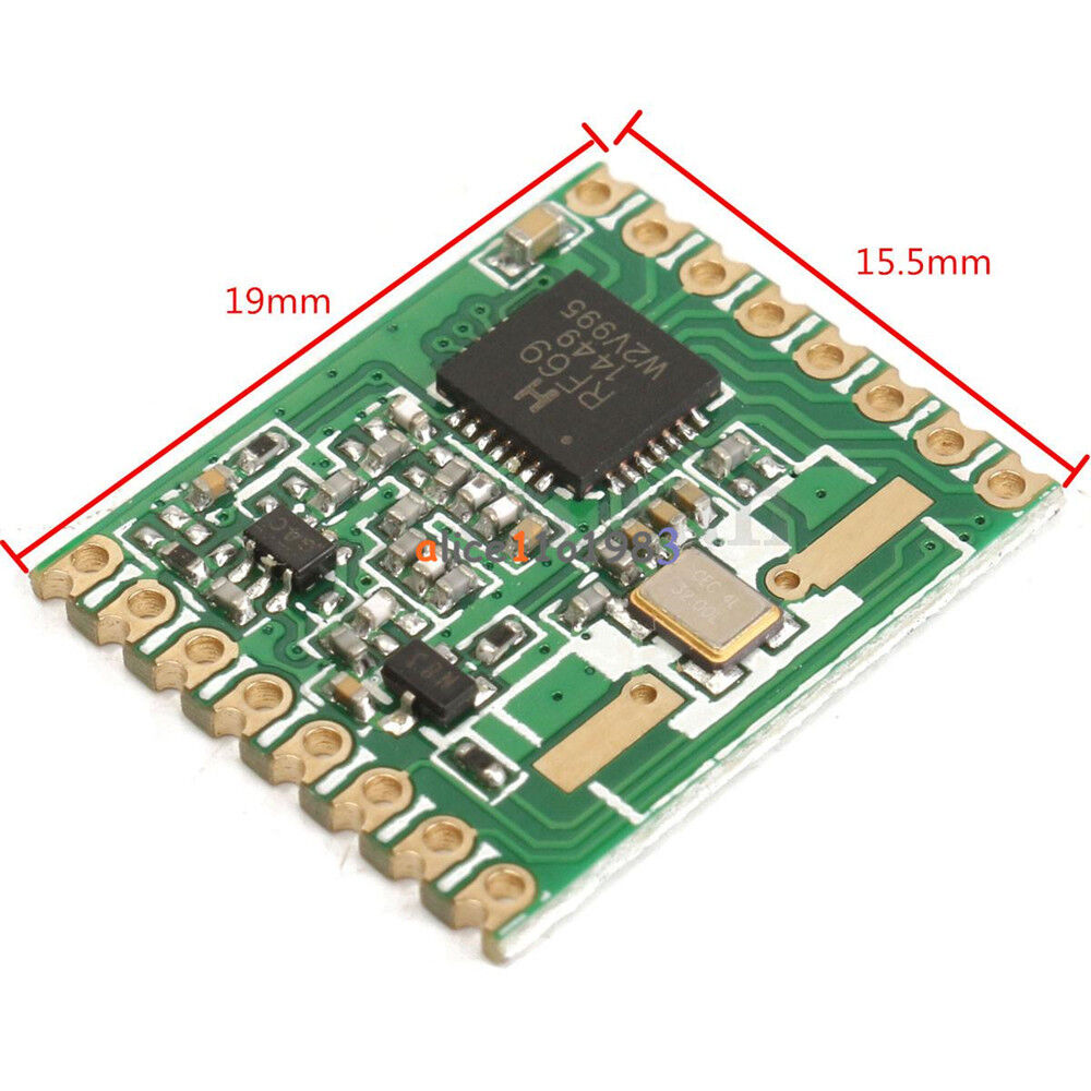 New RFM69HW 868Mhz HopeRF Wireless Transceiver (RFM69HW-868S2) For Remote/HM