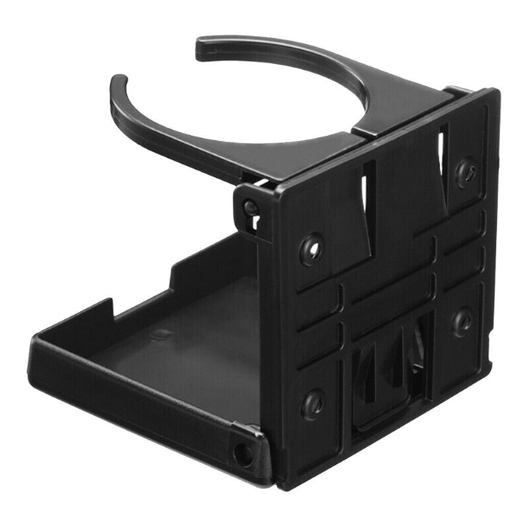 2x Plastic Folding Cup Drink Holder Onboard Storage Stand for Car Truck