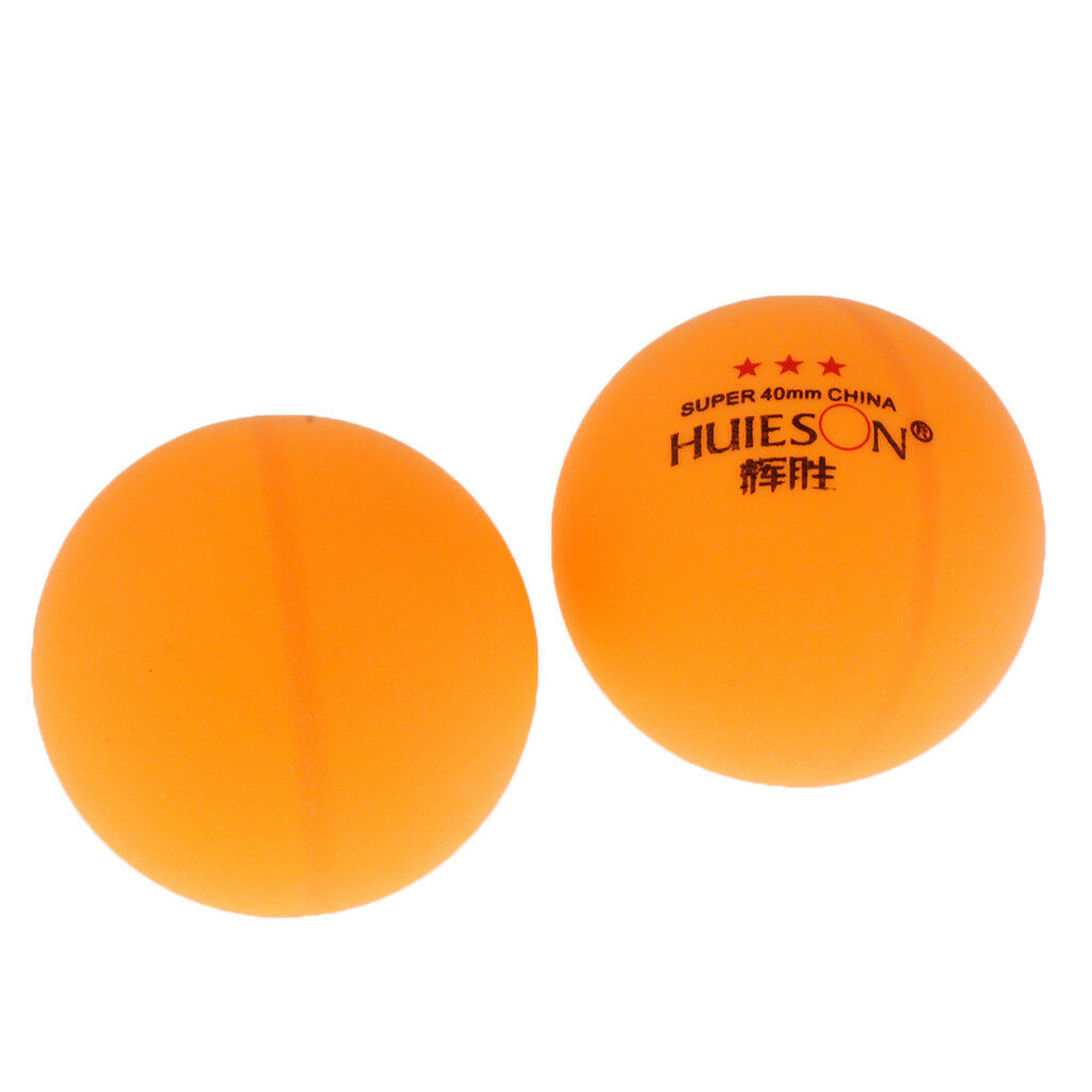 100 Pieces 3 Star Yellow Table Tennis Balls  Pong Ball Training Practice