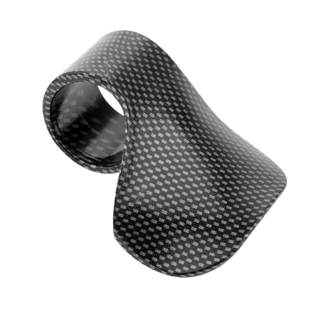 3Pcs Carbon Throttle Assist Clip Clamp Wrist Rest Cruise Control Grips Black