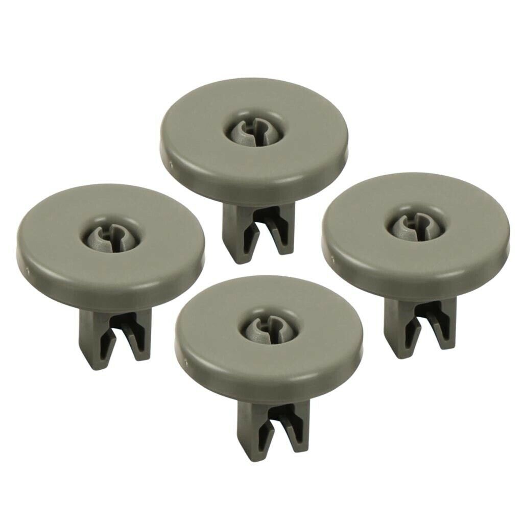 4pcs 40mm Gray Dishwasher Lower Basket Wheel for AEG Favorit, , Zanussi