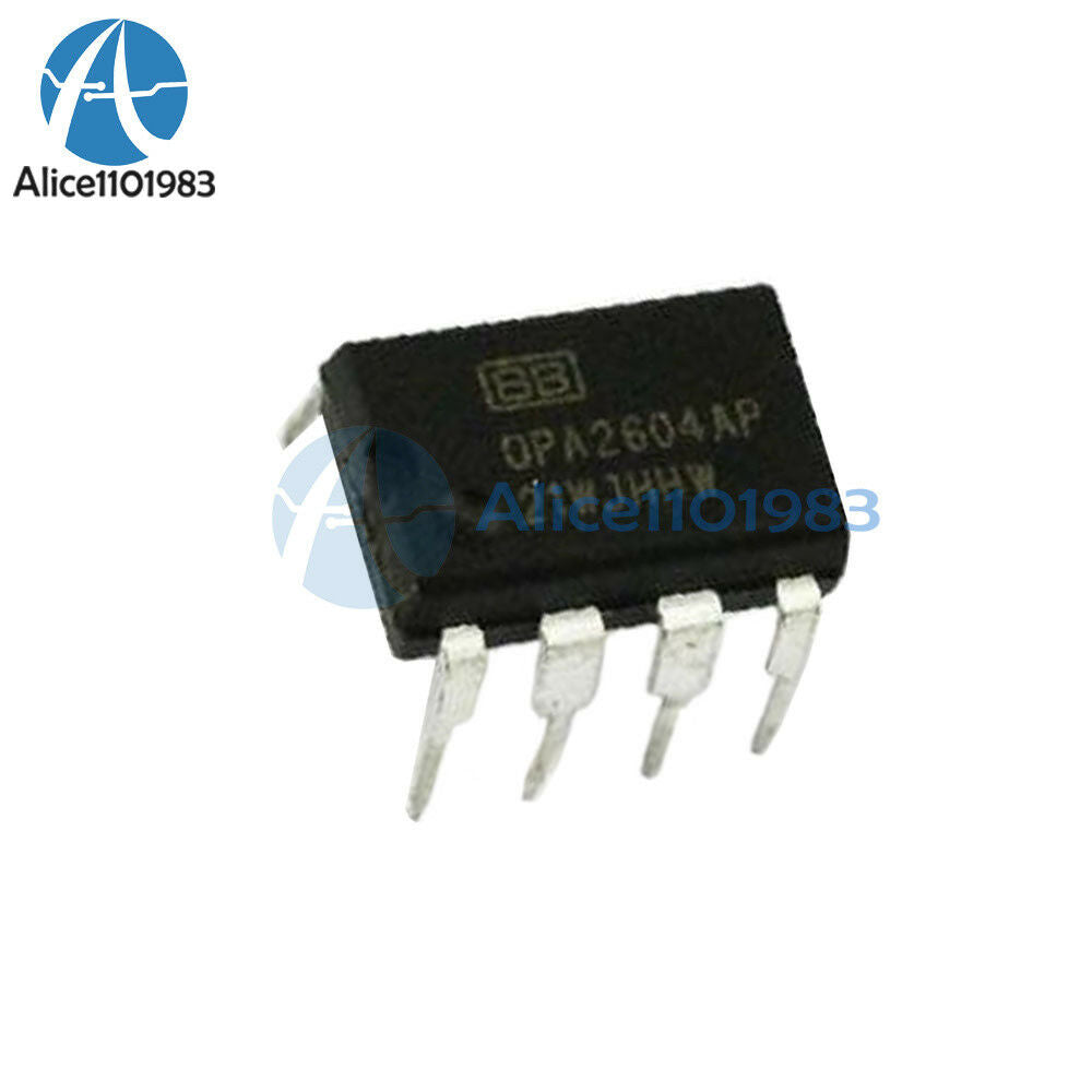 10PCS OP AMP IC BURR-BROWN/BB/TI DIP-8 OPA2604AP OPA2604APG4