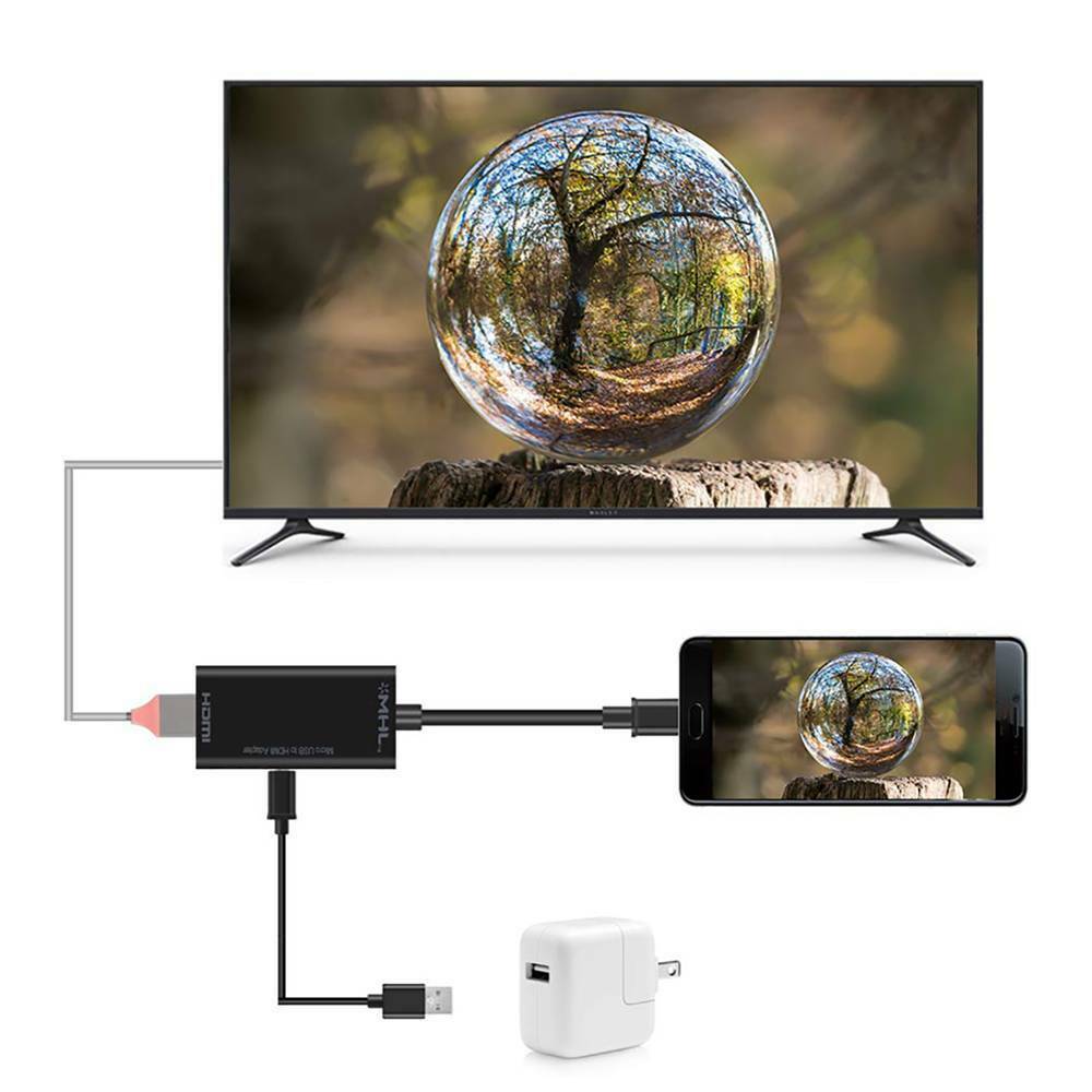 Micro to HDMI Adapter Cable Android Phone to HDMI Adapter Phone Screen Line New!